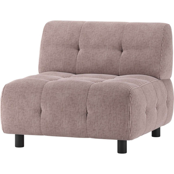 Sofa-Element Louis Rippstoff lila