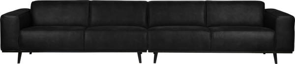Sofa Statement XL 4-Sitzer Suedine schwarz 372