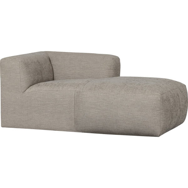 Sofa-Element Yent Longchair rechts Webstoff natur