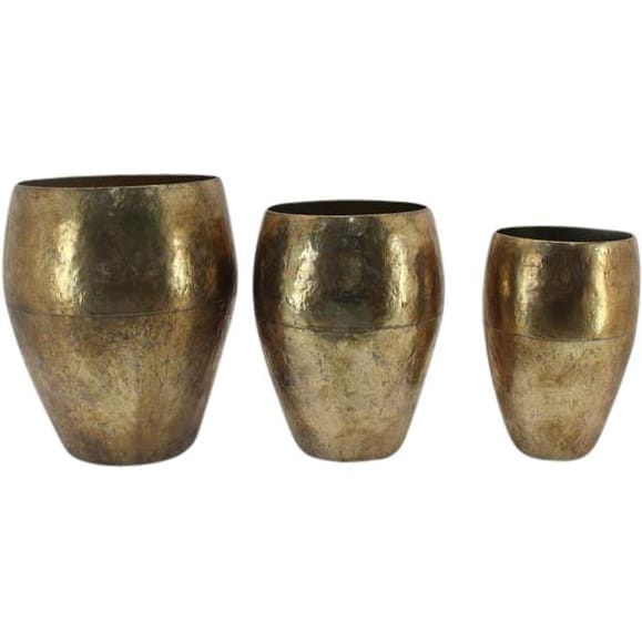 Vase Bimala gold L (3er-Set)