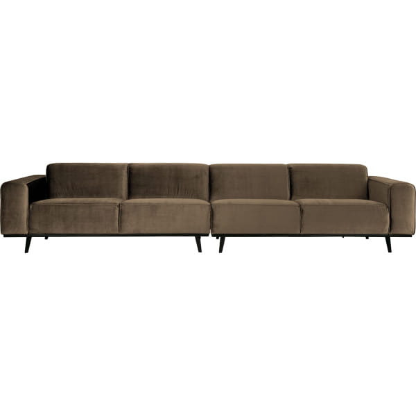 Sofa Statement XL 4-Sitzer Velvet Taupe 372