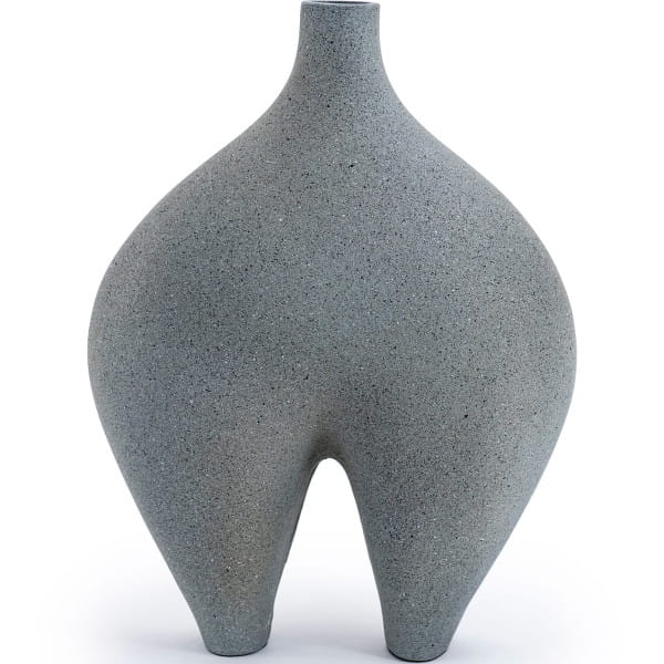 Vase Momo large grau