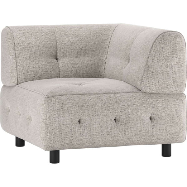 Sofa-Element Louis Ecke Chenille powder