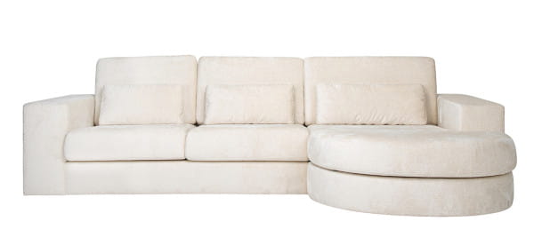 Ecksofa Felix Ottomane rechts weiss 300