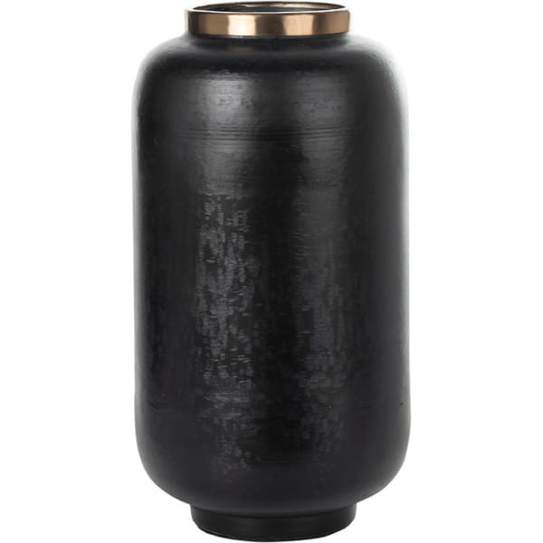 Vase Delmor schwarz medium