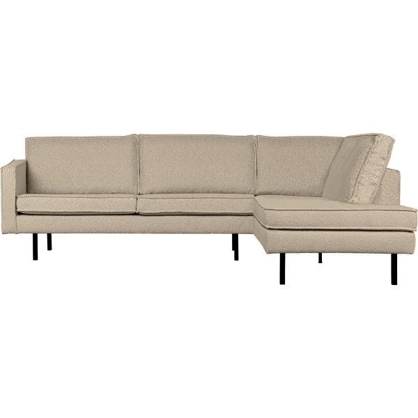 Ecksofa Rodeo rechts Bouclé beige 266x213