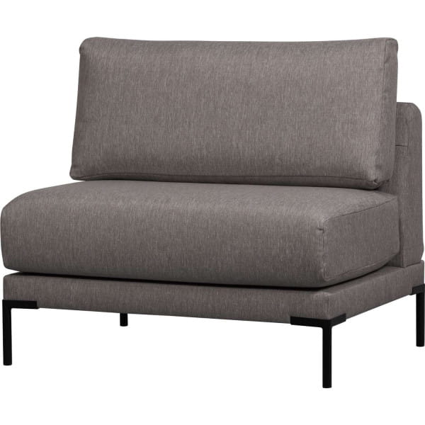 Esszimmersofa-Element Couple grau meliert 100