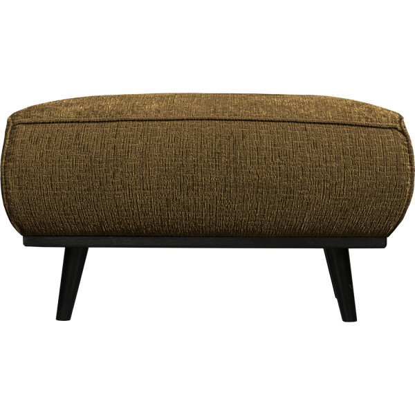 Hocker Statement Chenille Velvet brass 80x55