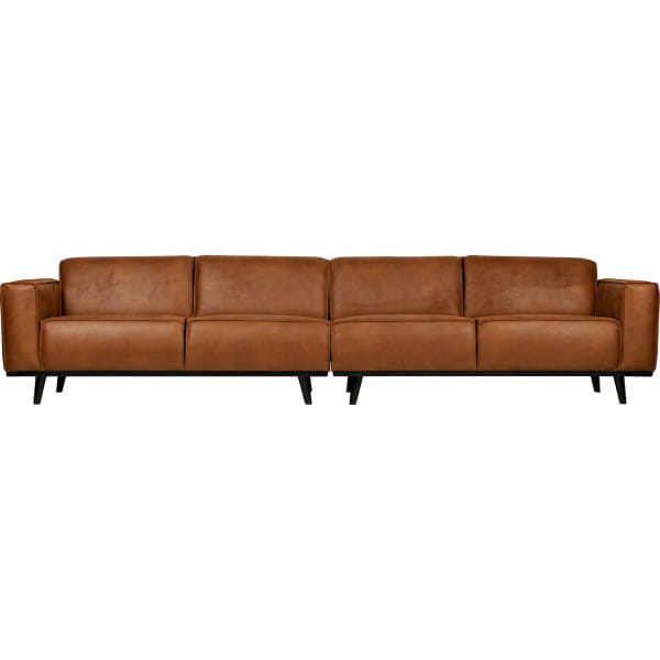 Sofa Statement XL 4-Sitzer Recycling Leder Cognac 372