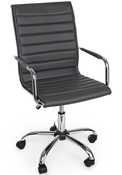 Büro-Sessel Perth dunkelgrau