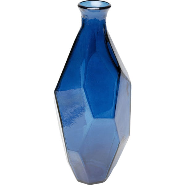 Vase Origami blau 31
