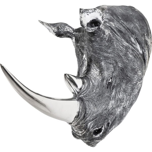 Deko Kopf Rhino Antique