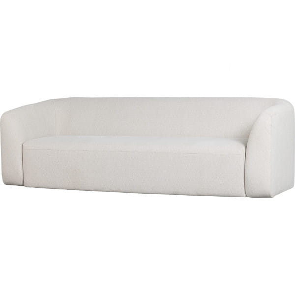 Sofa Sloping 3-Sitzer Chenille pearl 240