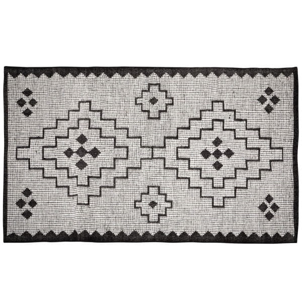 Teppich Omari natur/schwarz 160x230
