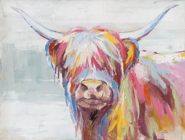 Wandbild Creativ Bull 90x120