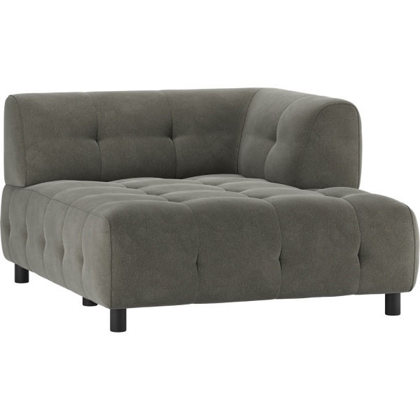 Chaiselongue Louis 1.5-Sitz Arm rechts Webstoff leaf 122x140