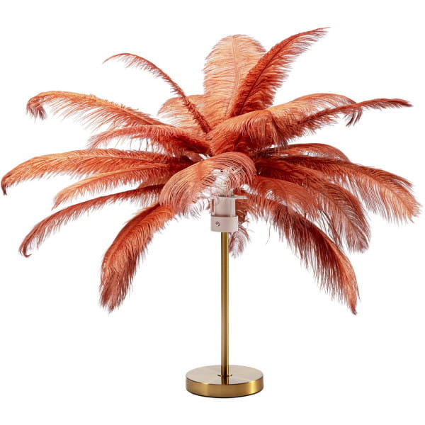 Tischleuchte Feather Palm Rusty Red 60