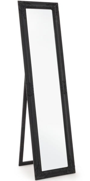 Spiegel Miro schwarz matt 40x160