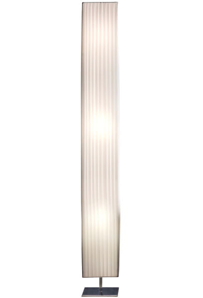 Stehlampe 160cm eckig weiss chrom