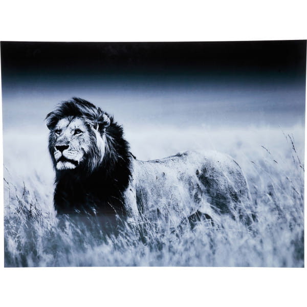 Bild Glas Lion King Standing 70x90cm