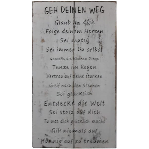 Deko Holzschild mit Spruch Board Nr. 6