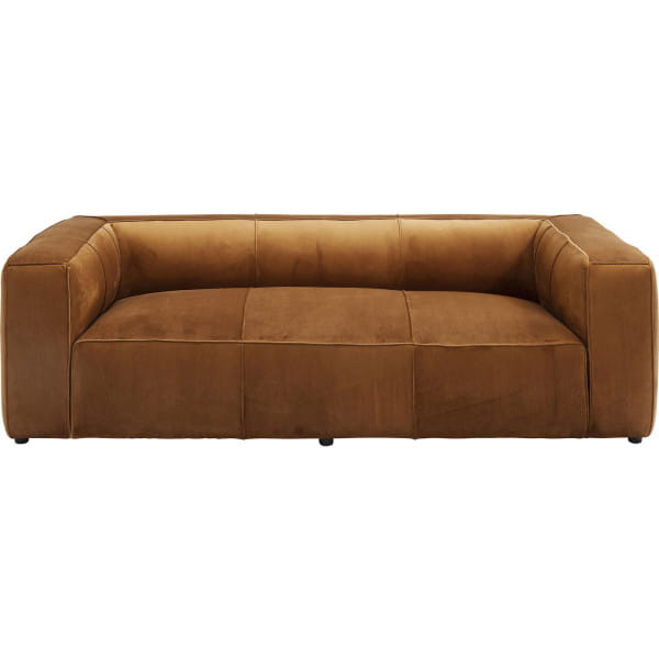 Sofa Cubetto Velvet Braun 2,5 Sitzer