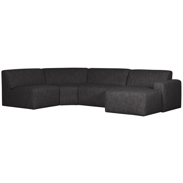 Sofa Avelon U-Form anthrazit melange 315x205