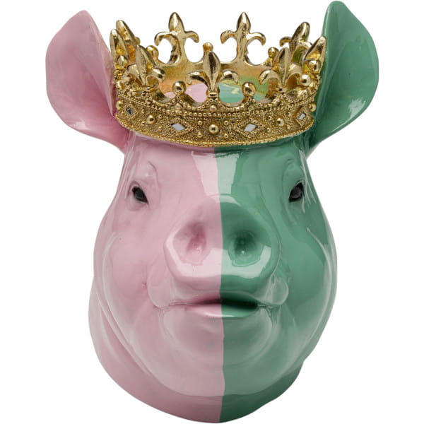 Deko Figur Crowned Pig 28