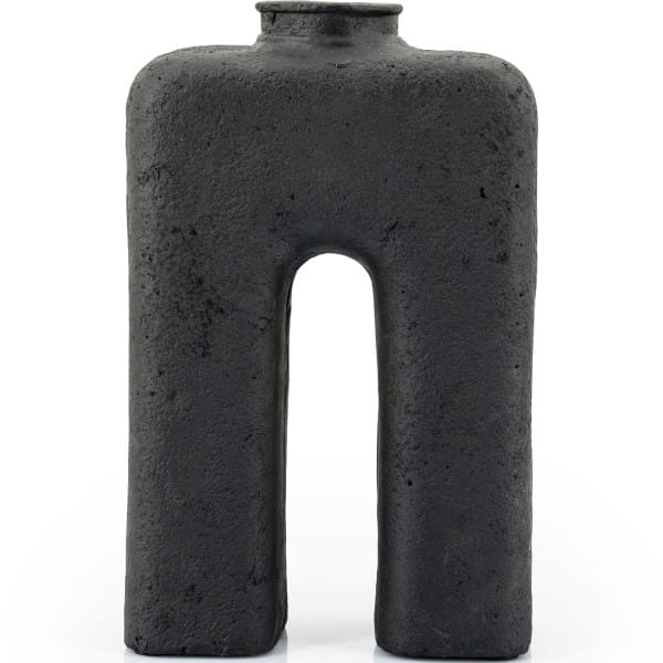 Vase Arc large schwarz