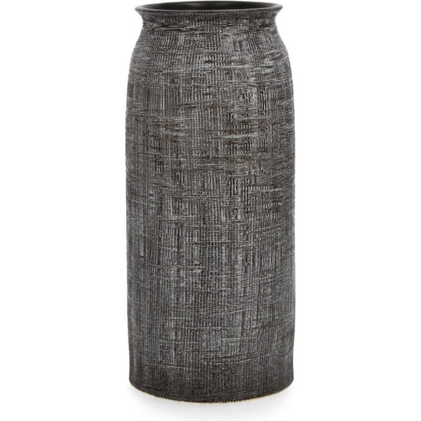 Vase Cyprus dunkelgrau 18x18x40