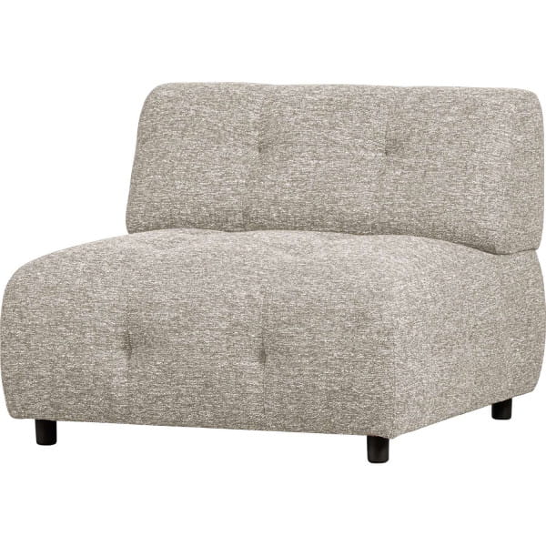 Sofa-Element Louis 1.5-Sitz Webstoff grob powder