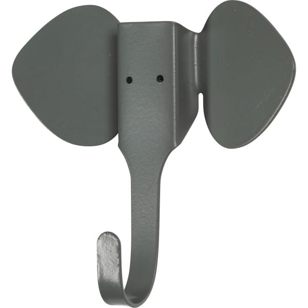 Haken Elefant Joya Metall grau (3er-Set)