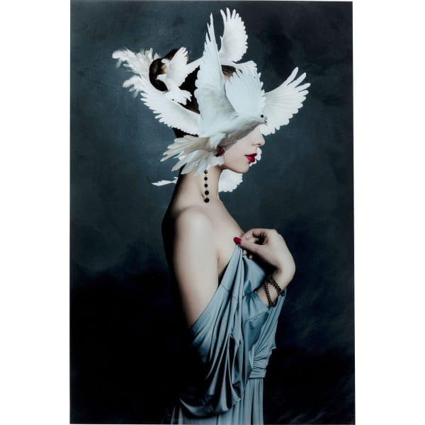 Glasbild Mother of Doves 80x120