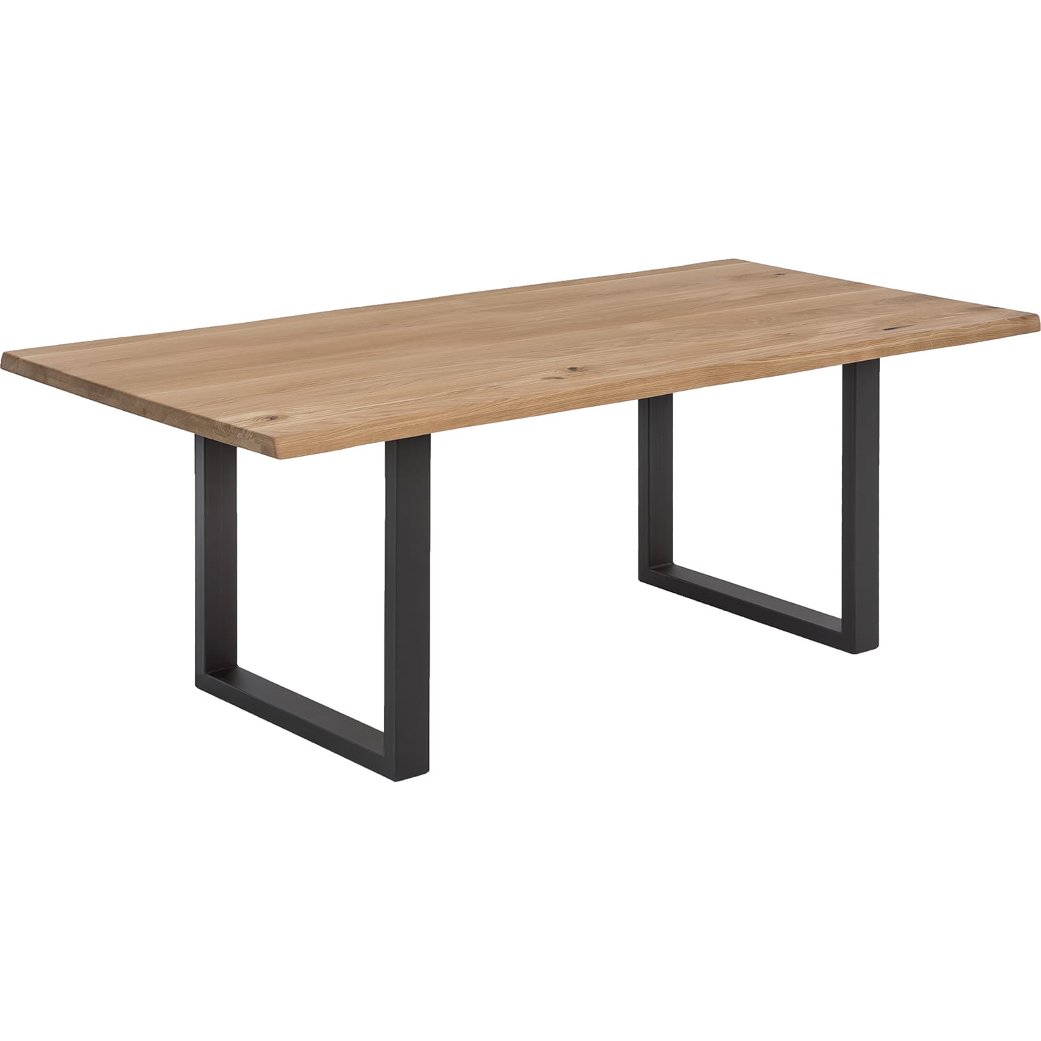 natur | möbel antikschwarz | | Möbel Tisch Tische mutoni Wildeiche | Esstische 120x80 Metall | Massivholztische