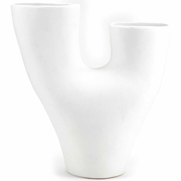 Vase Dory weiss 38