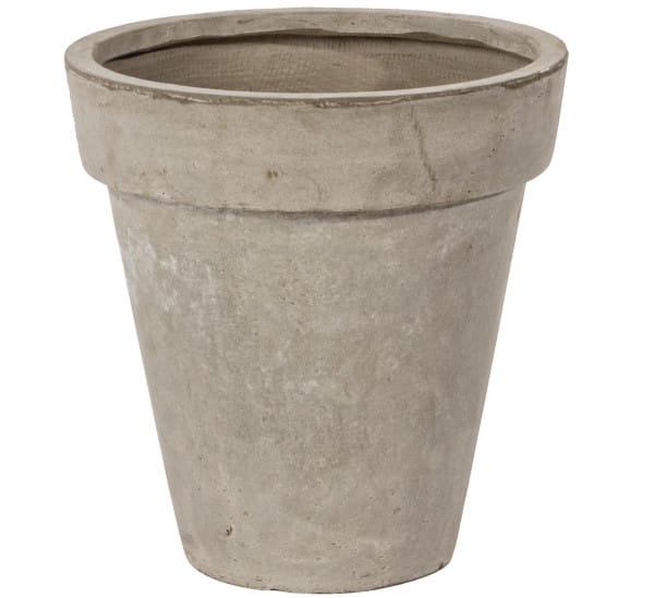 Vase Cement Klassisch Sand 38H