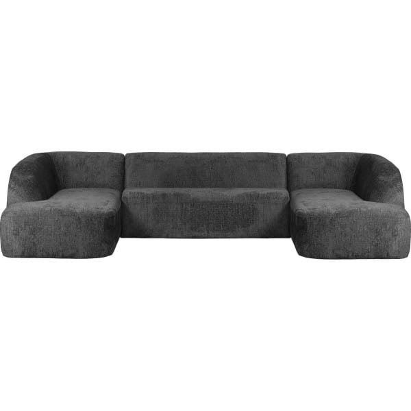 Sofa Sloping U-förmig Chenille Velvet mountain 339x225