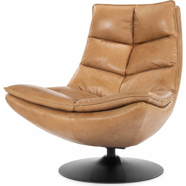 Sessel Sven Boho-Leder cognac