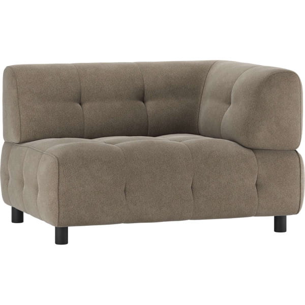 Sofa-Element Louis 1.5-Sitz Arm rechts Webstoff sage