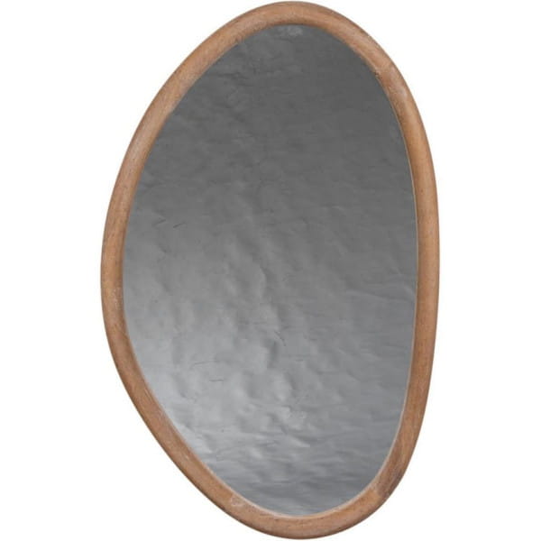 Spiegel Kennelly oval weiss 50x80