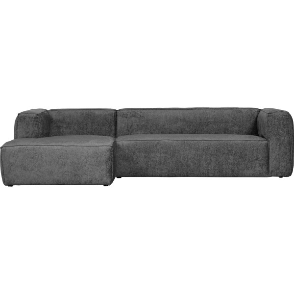 Ecksofa Bean links Chenille Velvet cloud sky 305x175