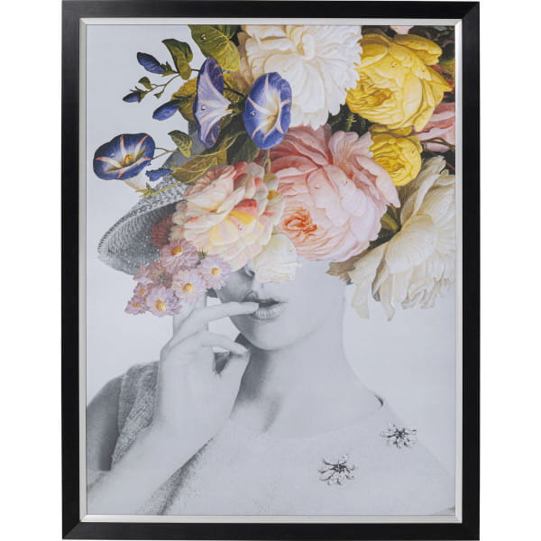 Bild Frame Flower Lady Pastell 152x117cm