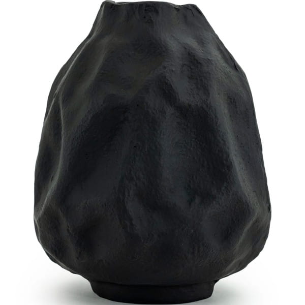 Vase Dent medium schwarz