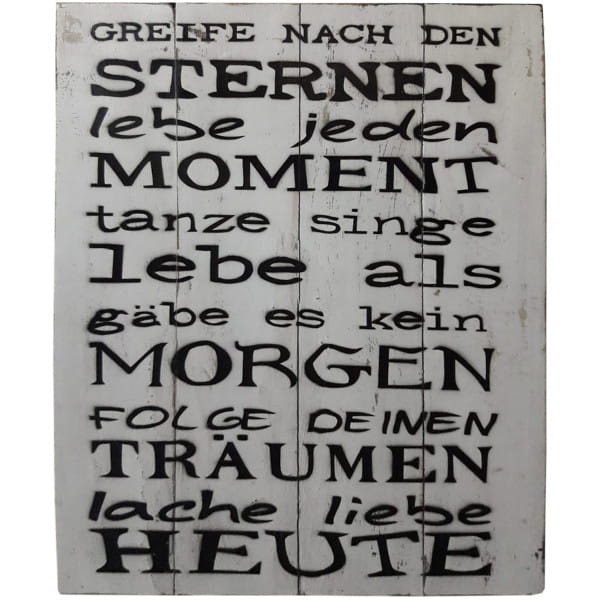 Deko Holzschild mit Spruch Board Nr. 1