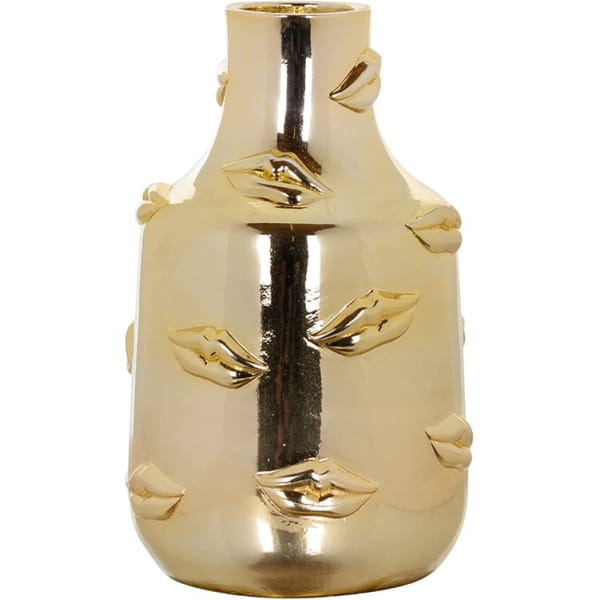 Vase Kisses gold klein