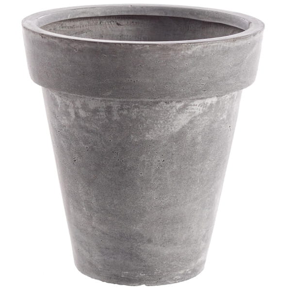 Vase Cement Klassish Grau H38