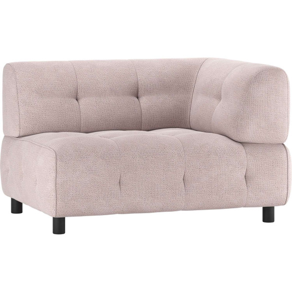 Sofa-Element Louis 1.5-Sitz Arm rechts Chenille lila
