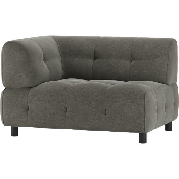 Sofa-Element Louis 1.5-Sitz Arm links Webstoff leaf