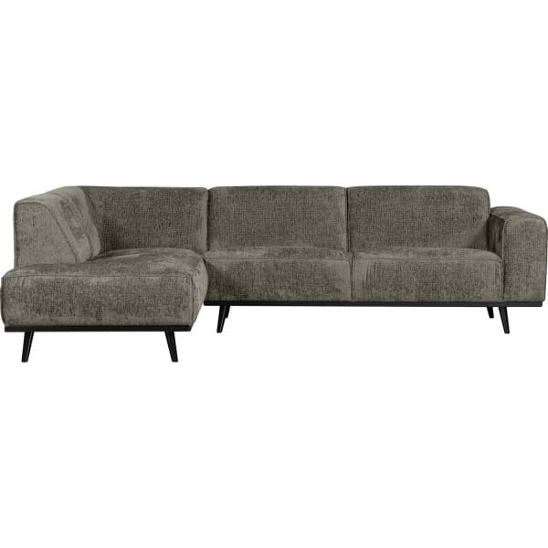 Ecksofa Statement links Chenille Velvet frost 274x210