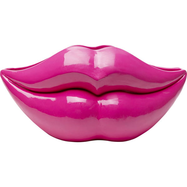 Deko Vase Lips pink 28